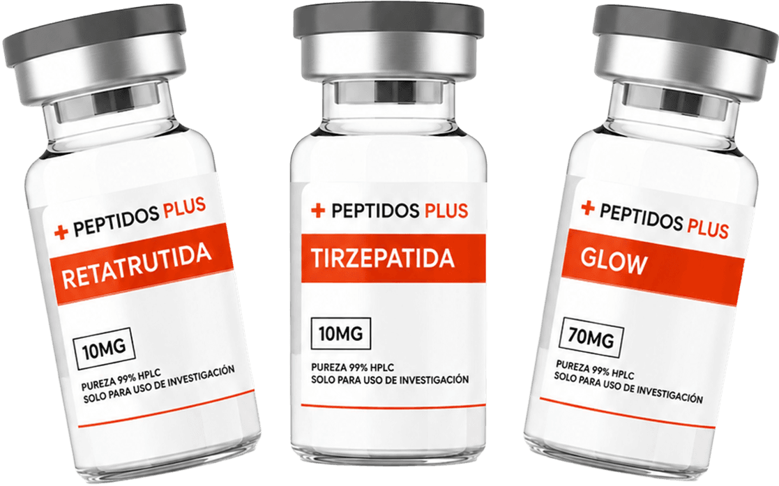 Péptidos Plus — Retatrutida, Tirzepatida y Glow